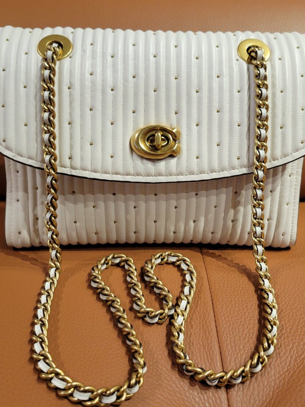 Coach Parker Quilted with Rivets